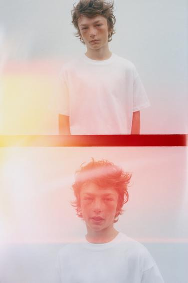PLAIN T-SHIRT - White by Zara