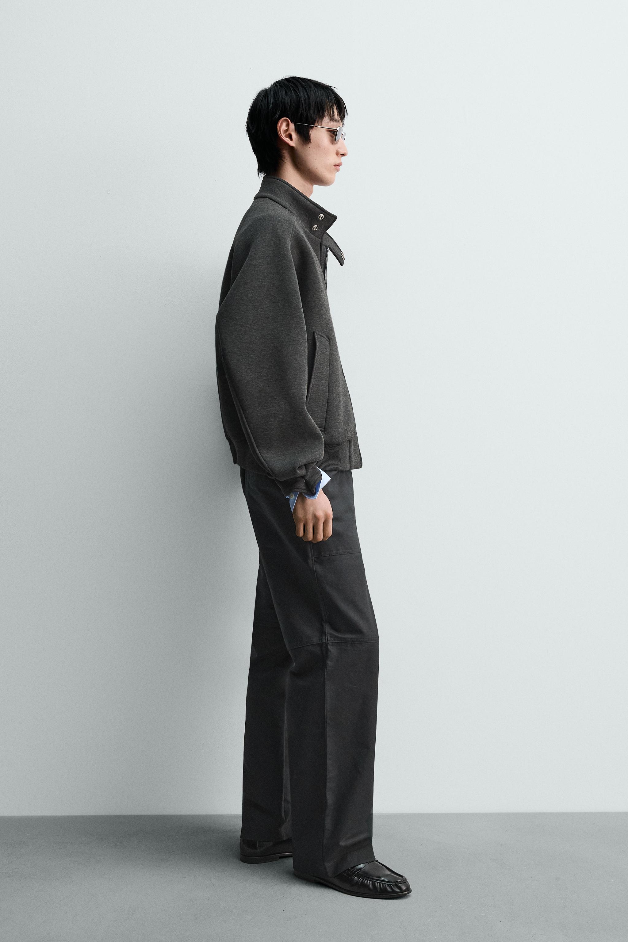 コントラストカラーテクニカルジャケット - ダークグレー | ZARA Japan