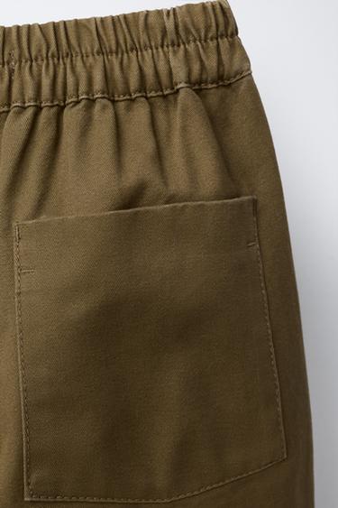 SOFT-TOUCH BALLOON TROUSERS - Brown by Zara - Image 3