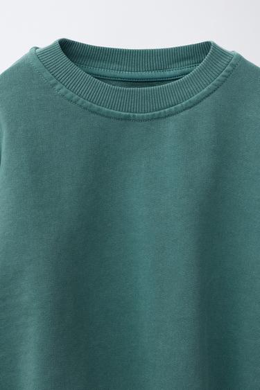 PLAIN SWEATSHIRT - Duck blue by Zara - Image 2