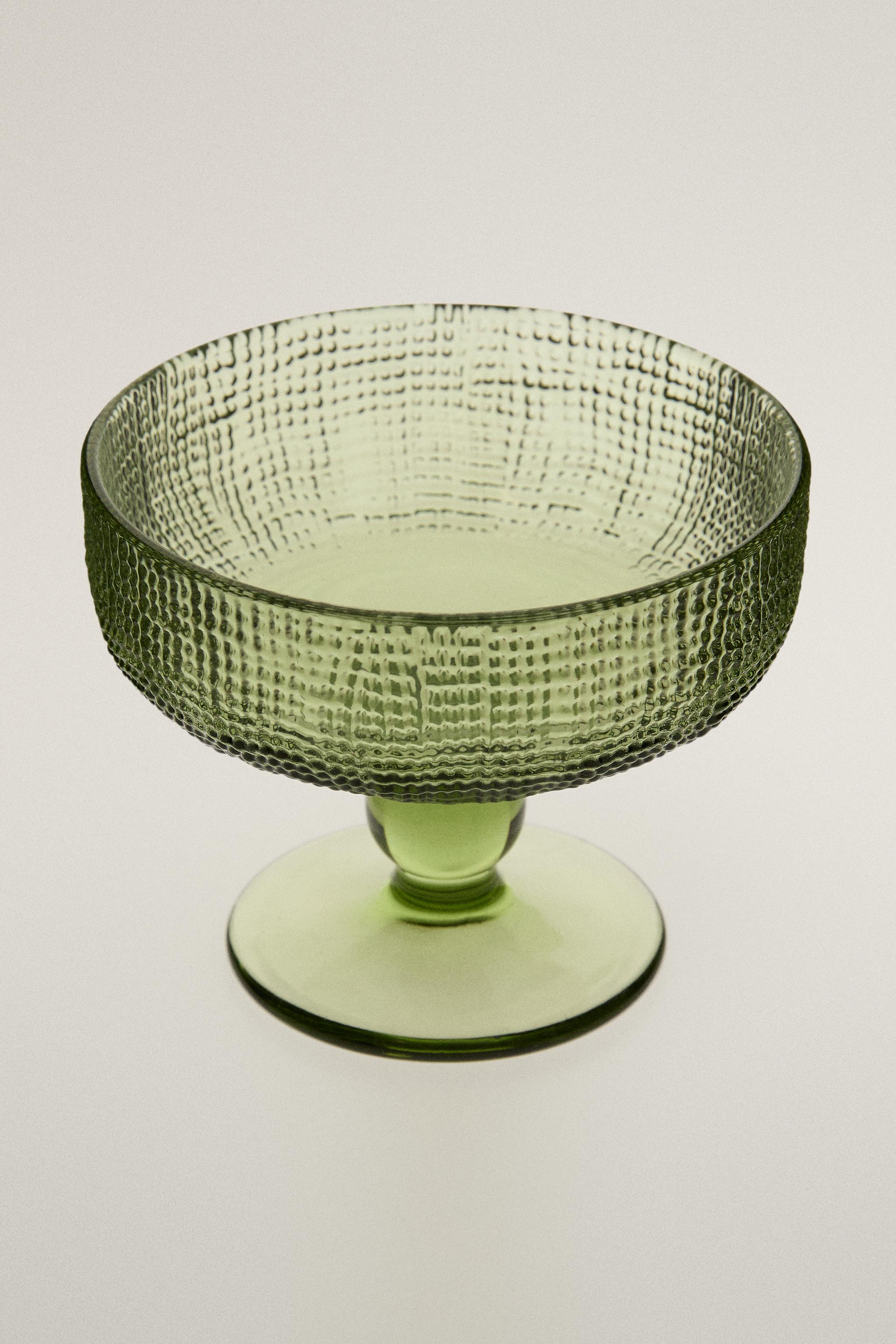 EMBOSSED GLASS ICE-CREAM CUP