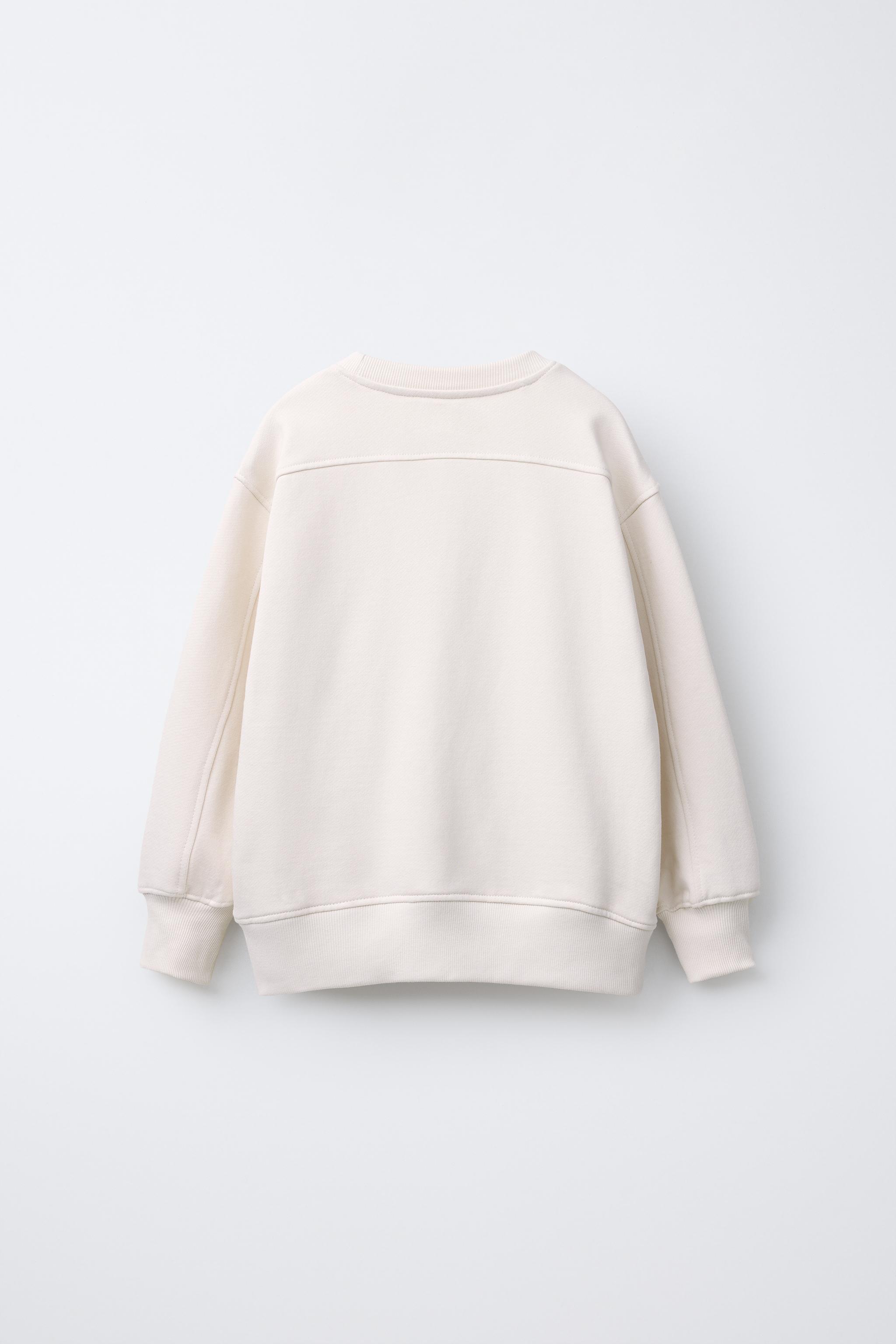 TEXT PRINT SWEATSHIRT