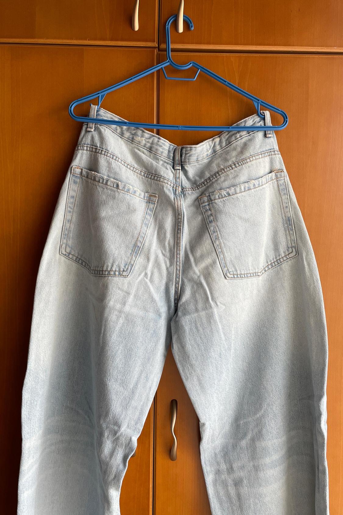 TRF WIDE-LEG HIGH-WAIST EXTRA-LONG JEANS - Image 3