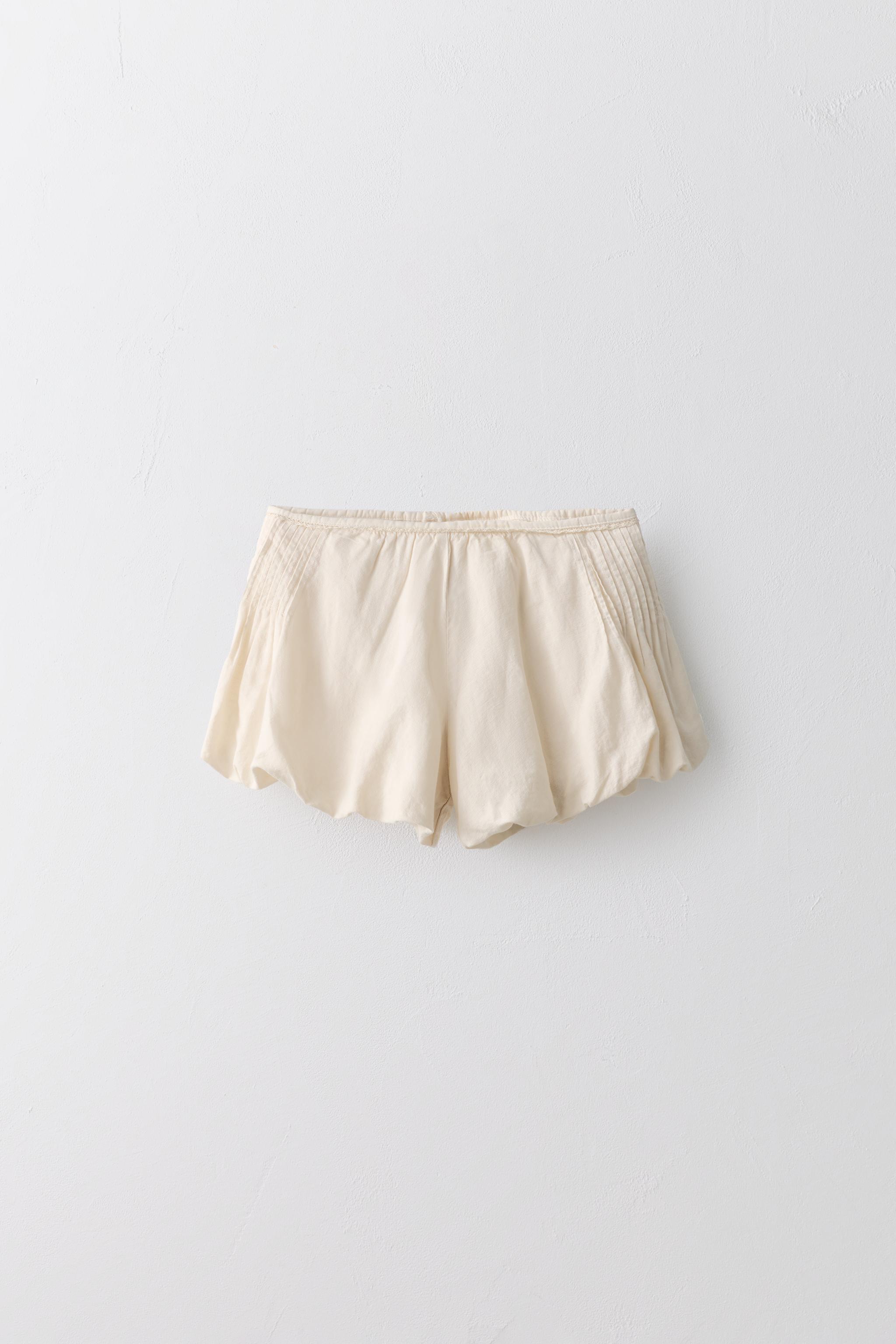 LIMITED EDITION LINEN COTTON BLOOMER SHORTS (6-10 YRS)