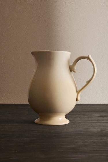 STONEWARE JUG - Cream by Zara - Image 6