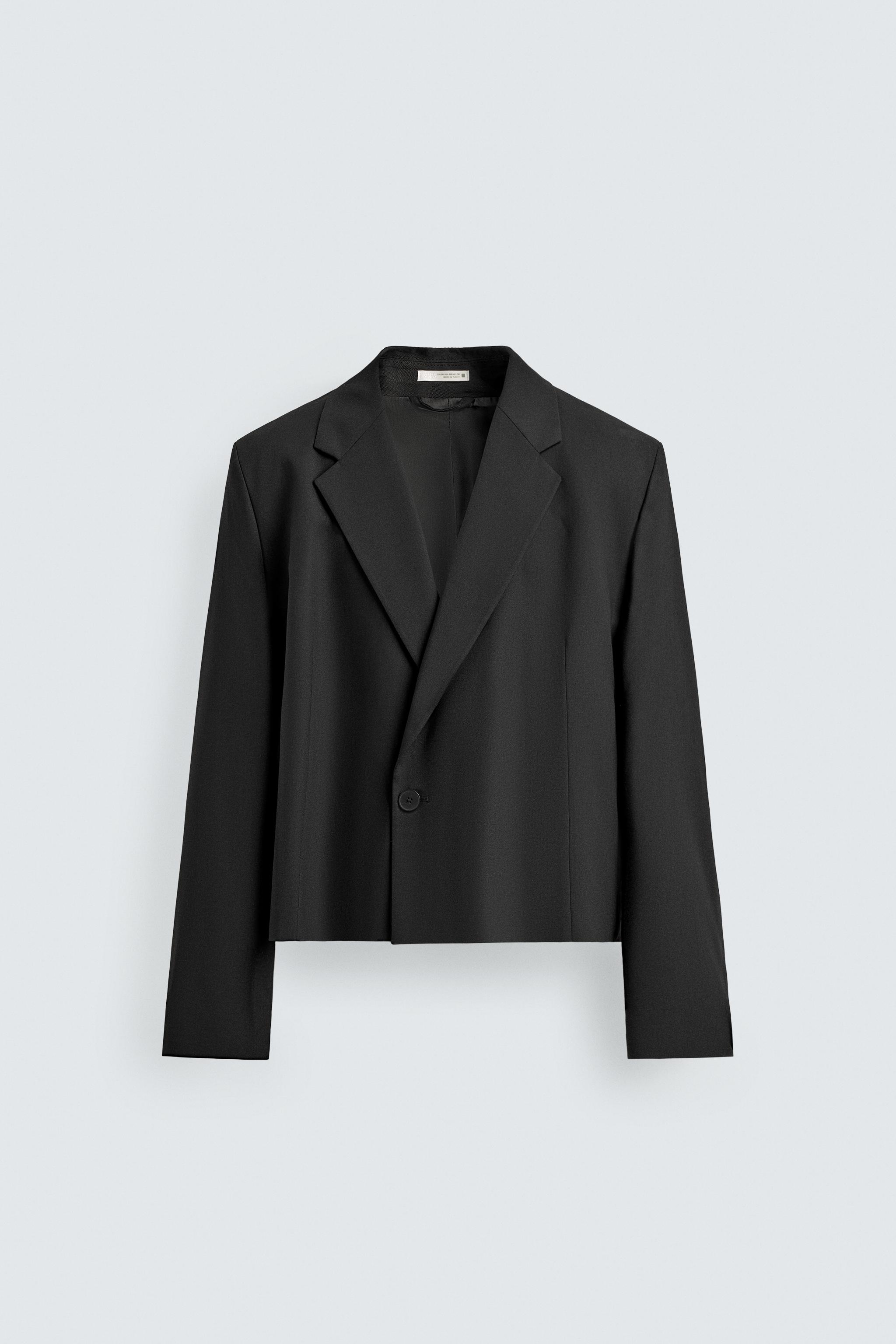 CROPPED SUIT BLAZER