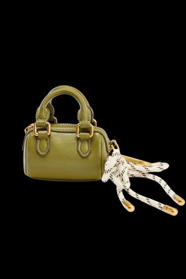 MINI CITY CHARM BAG - Green by Zara