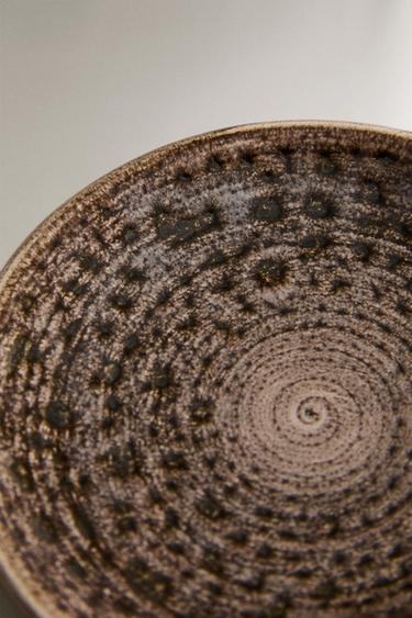 RAISED-DESIGN SIDE PLATE - Grey by Zara - Image 4