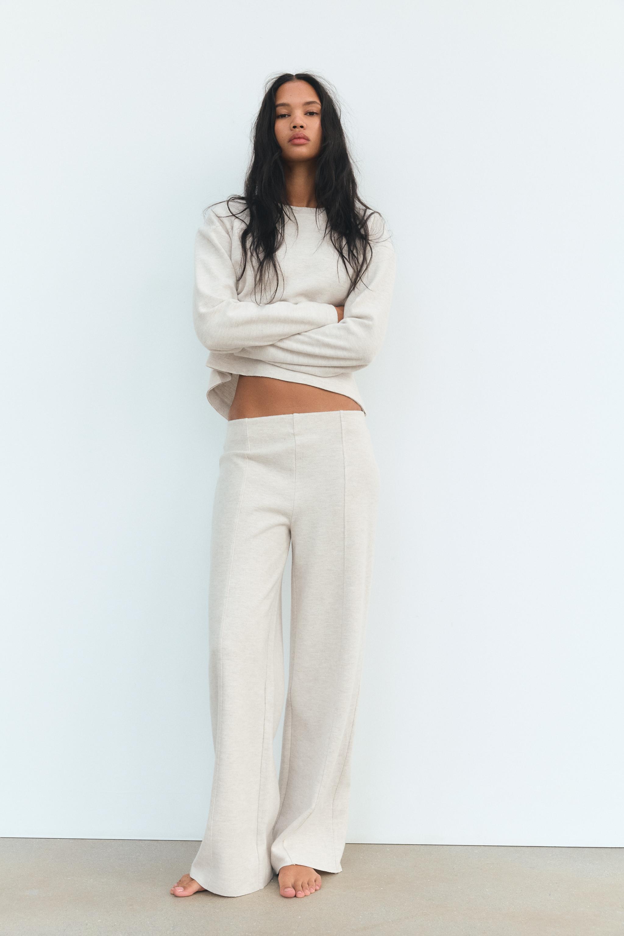 Pantalons beiges pour femme Nouvelle Collection en ligne ZARA France