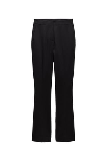 FULL LENGTH FLARE TROUSERS
