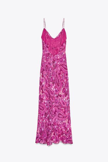 PRINTED MIDI DRESS - Multicoloured by Zara - Image 7