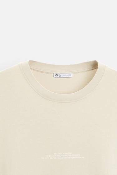 T-SHIRT À INSCRIPTION BRODÉE - Pierre de Zara - Image 8