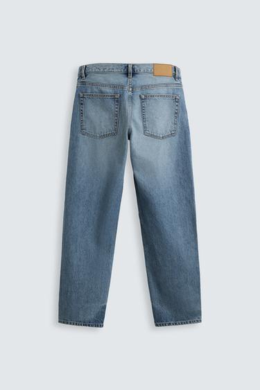 STRAIGHT-LEG JEANS - Mid-blue by Zara - Image 6