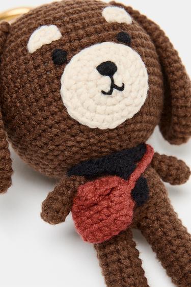 PUPPY CHARM KEYRING - Brown by Zara - Image 4
