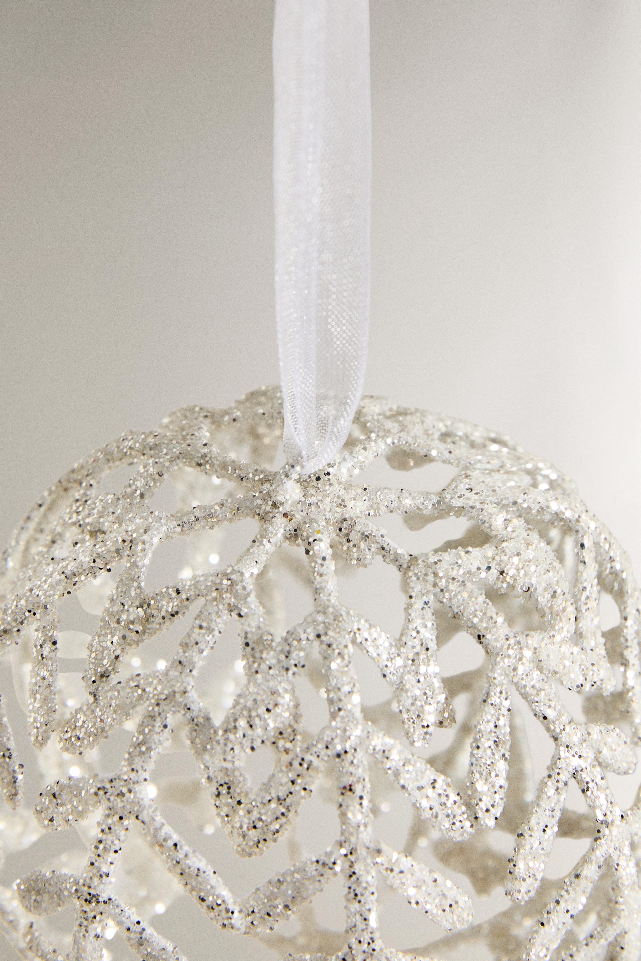 HERRINGBONE CHRISTMAS TREE ORNAMENT