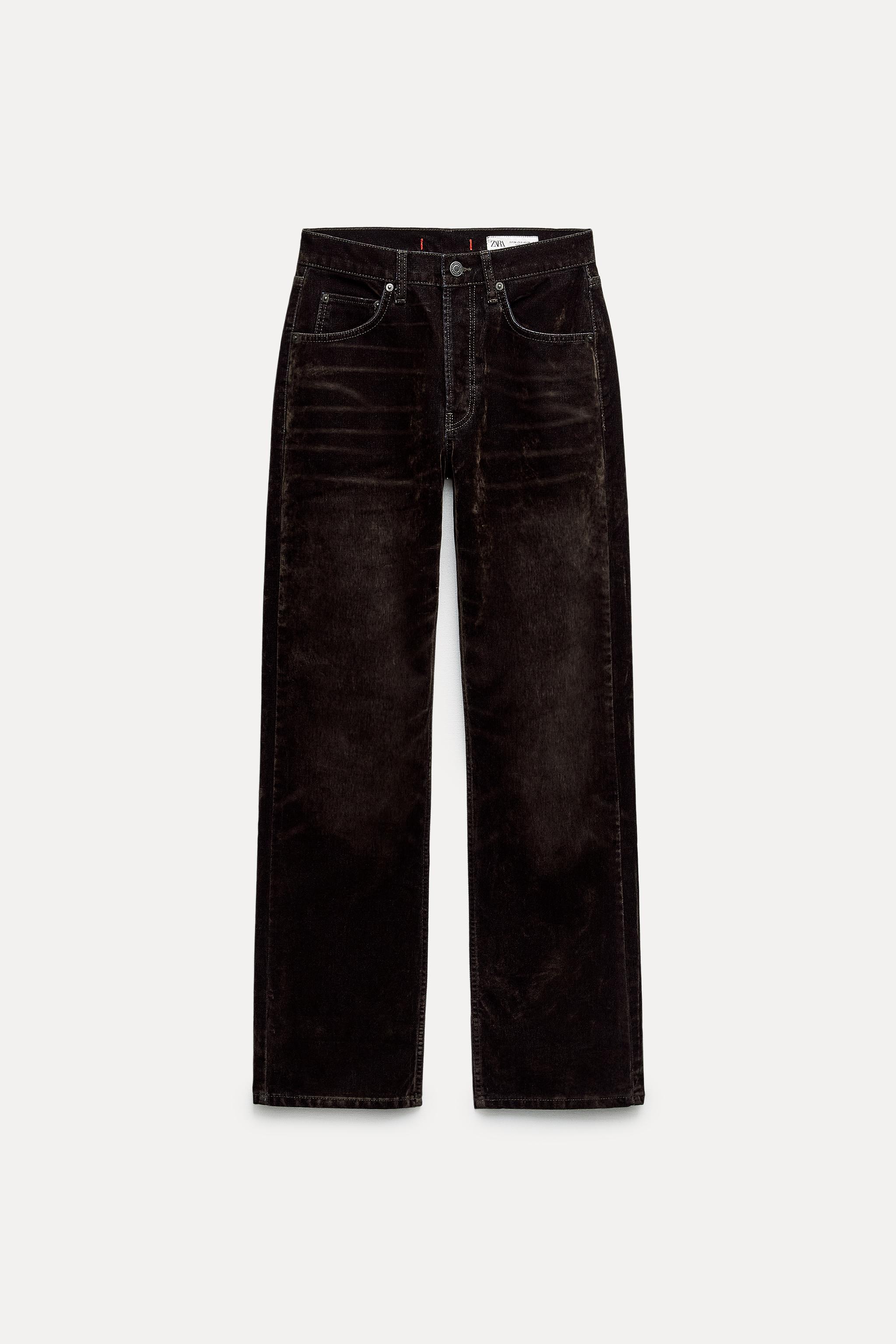 NWOT Size 22 J BRAND Black Velvet Mid-Rise Rail Jeans Women's Pants  #8112T635
