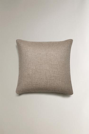 CASHMERE CUSHION COVER - Beige by Zara - Image 1