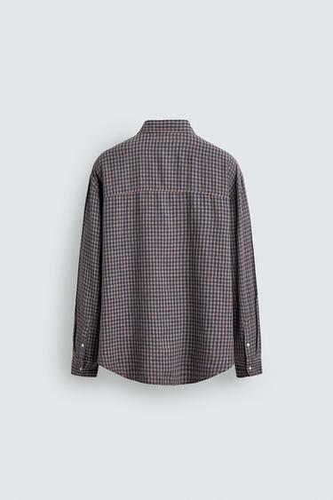 WESTERN CHECK SHIRT - Pink by Zara - Image 7
