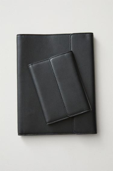 LEATHER DAILY PLANNER COVER — Navy Blue 1