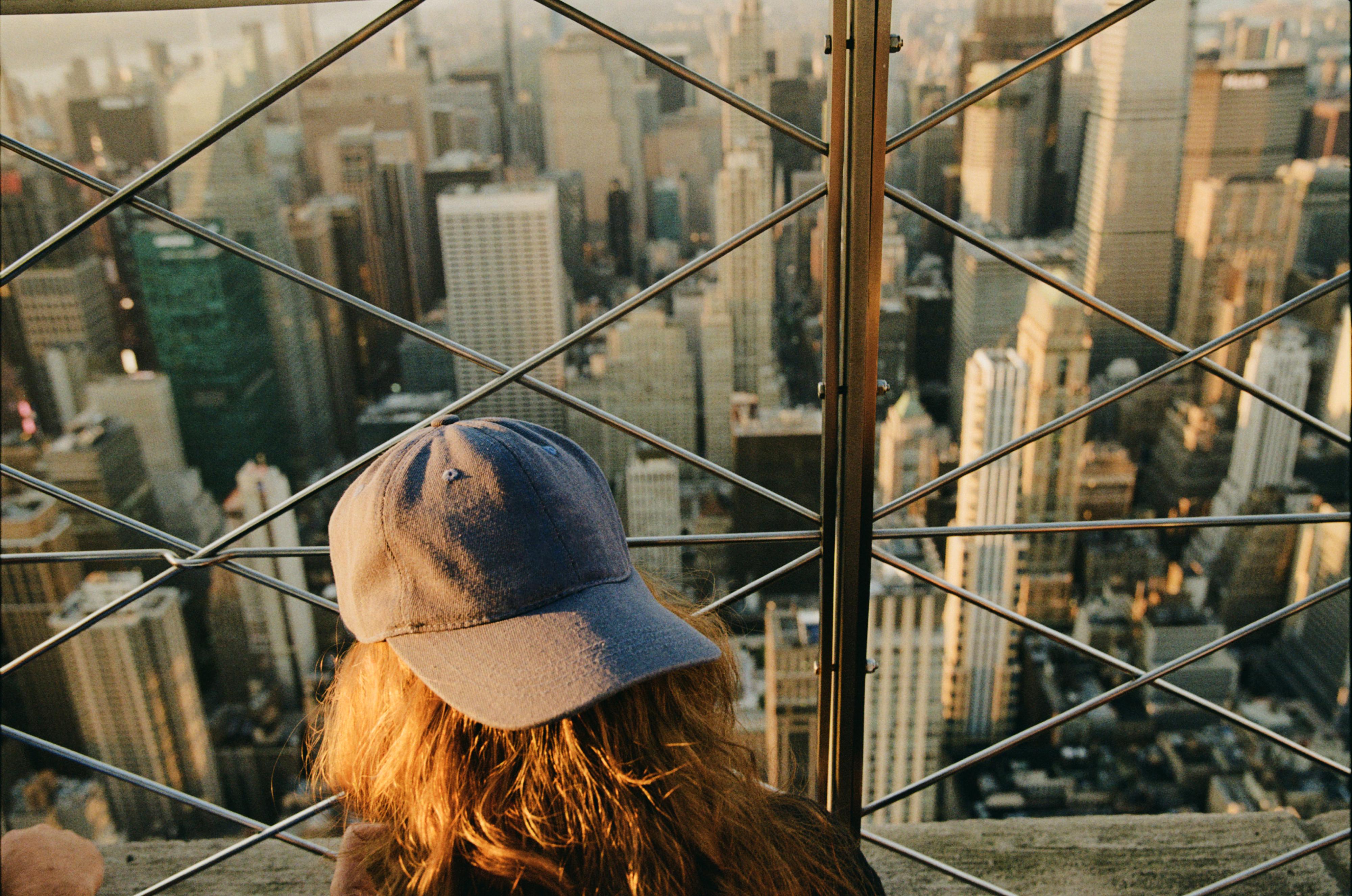 WASHED EFFECT CAP — Blue