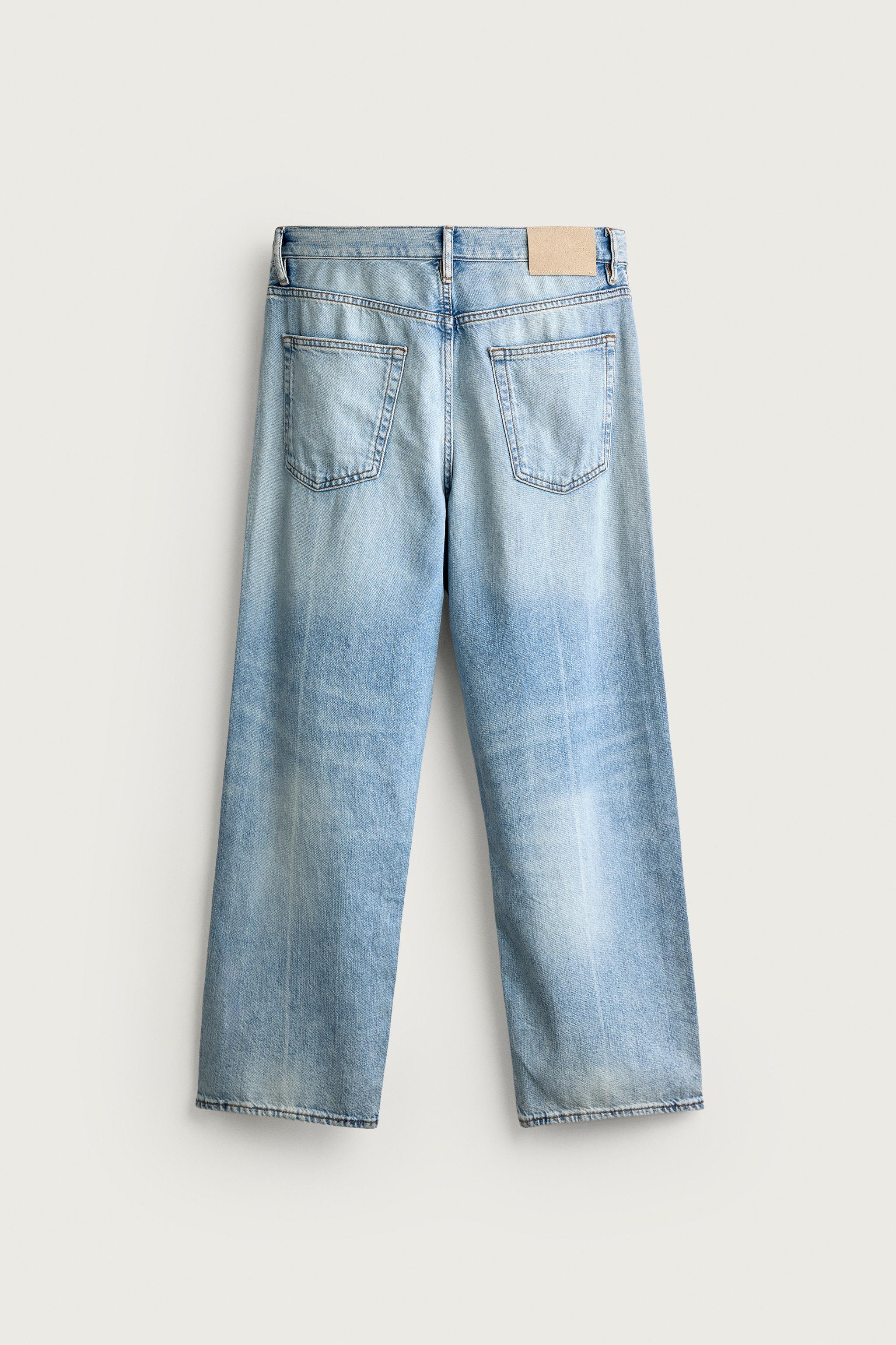 LIGHTWEIGHT REGULAR CROPPED FIT JEANS