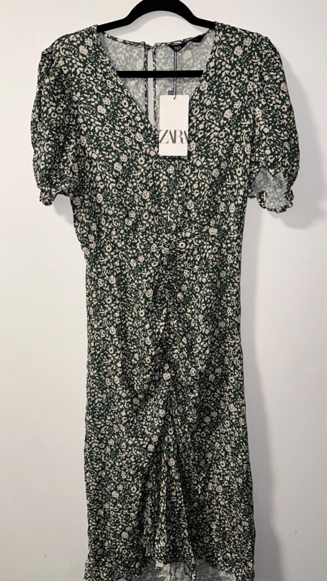 FLORAL PRINT MIDI DRESS