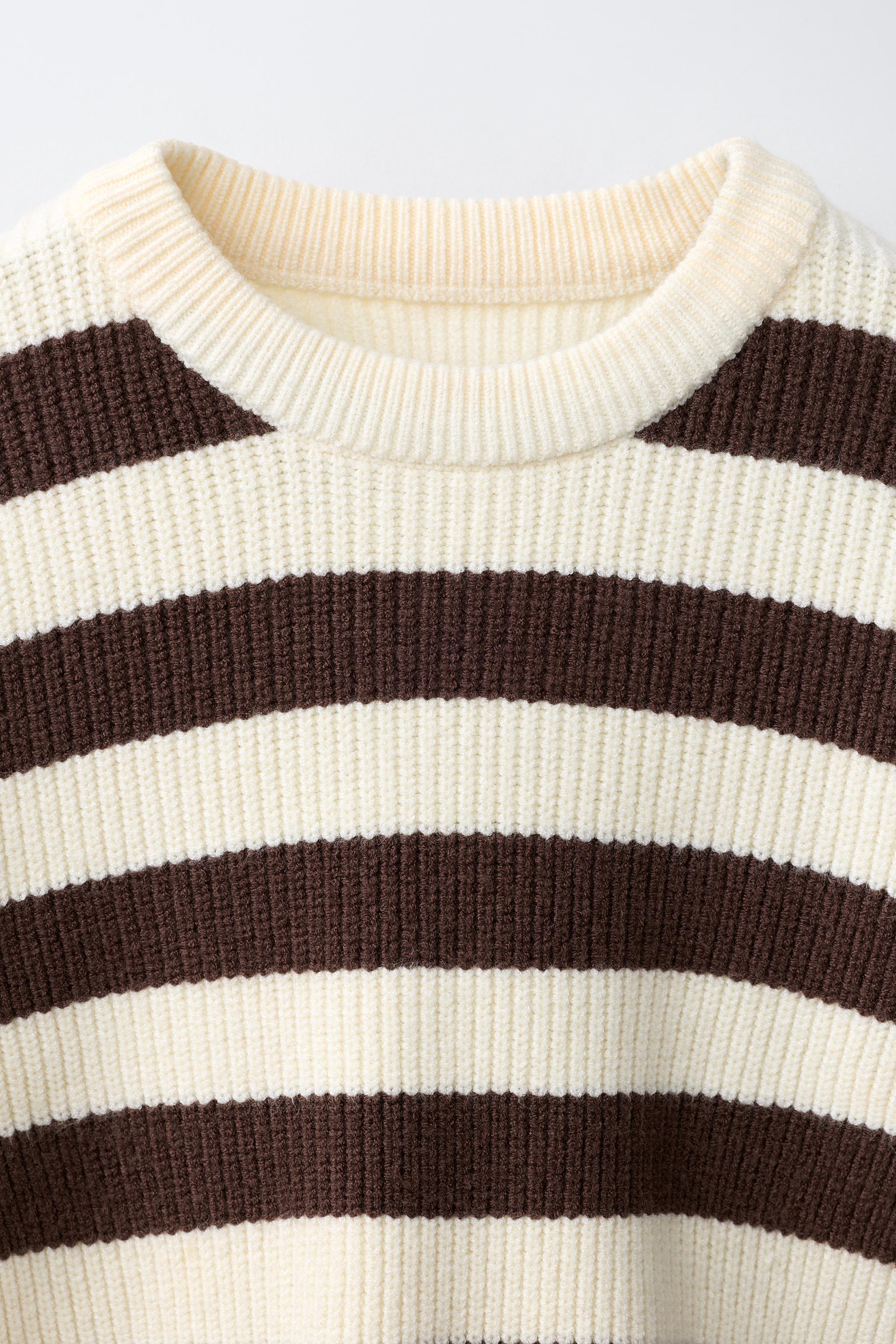 STRIPED KNIT JUMPER