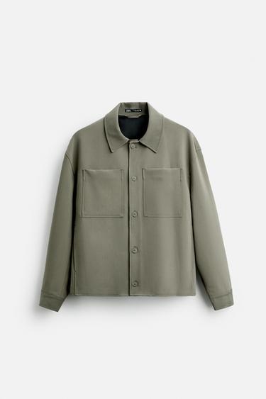 CAMISA LARGA BOXY FIT - Caqui da Zara