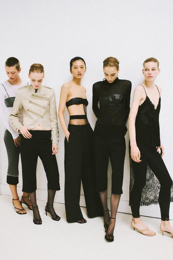 PLEATED WIDE LEG PANTS ZW COLLECTION