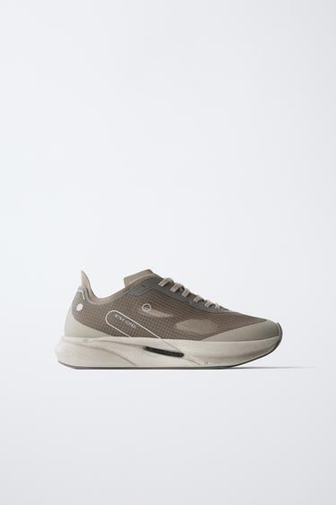 Zara CONTRAST SNEAKERS - Brown