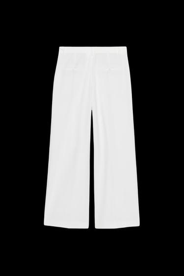 BUNDFALTENHOSE - Weiß von Zara