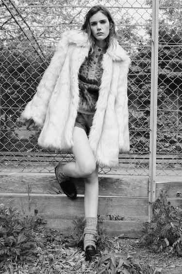 SHORT DE RENDA - Marrom da Zara - Imagem 0