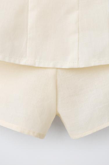 JUPE EN DENTELLE - Écru de Zara - Image 3