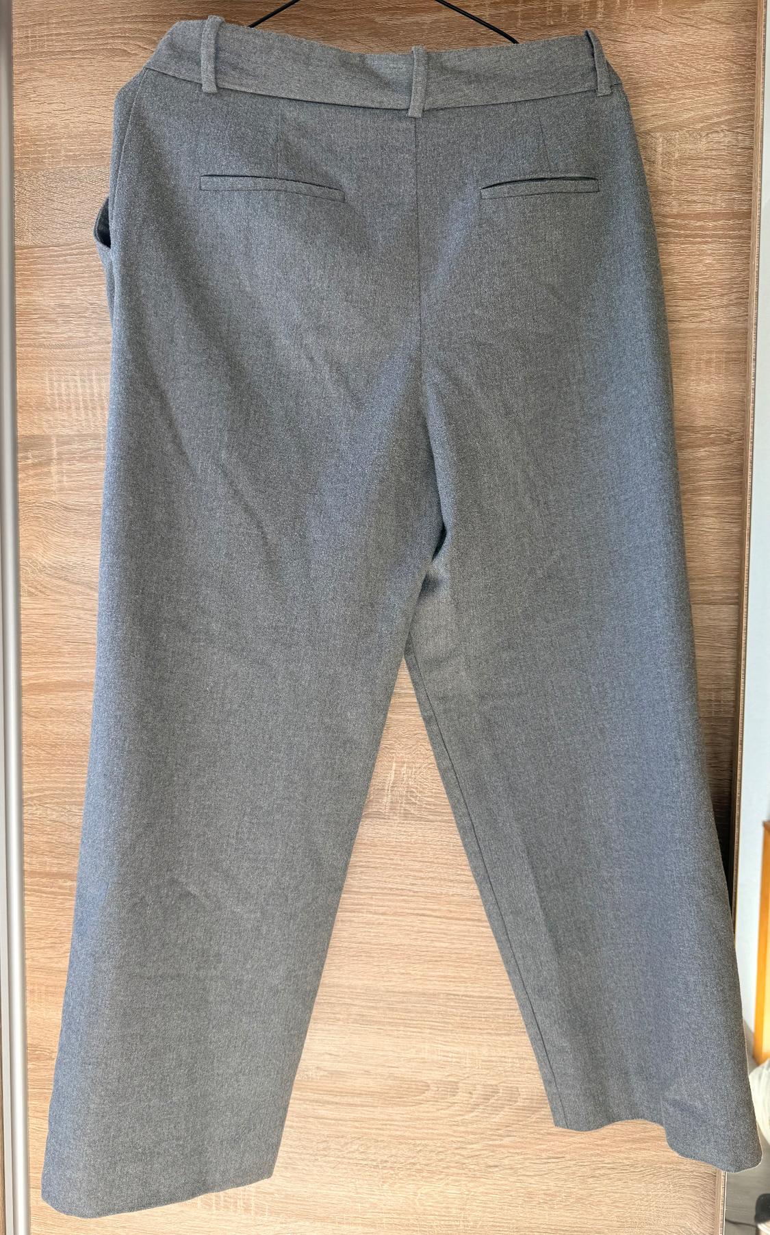 DARTED STRAIGHT-LEG FLANNEL TROUSERS - Image 2