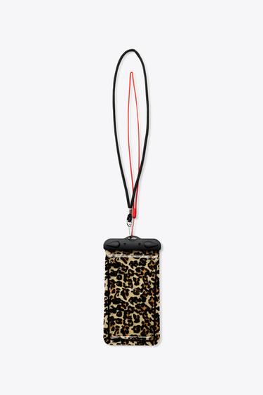GEMUSTERTE, WASSERDICHTE HANDYHÜLLE - Leopardenprint von Zara - Bild 0