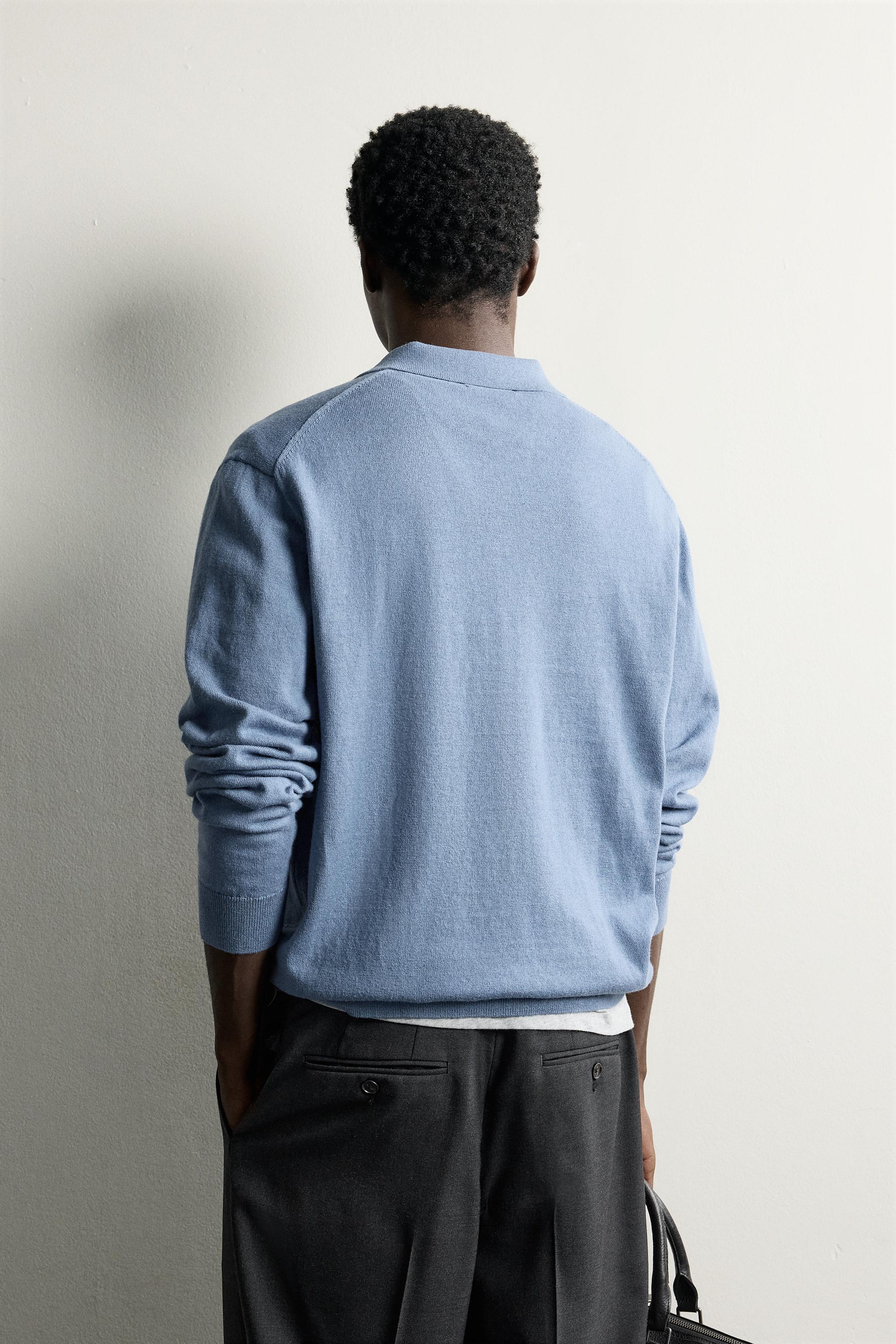 COTTON-BLEND REGULAR FIT KNIT POLO