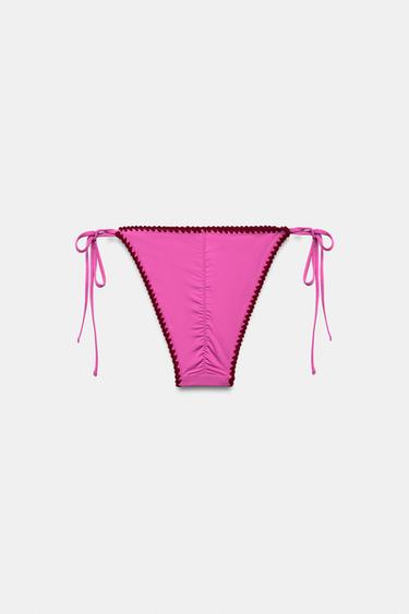 BAS DE BIKINI COUTURES - Fuchsia de Zara - Image 5