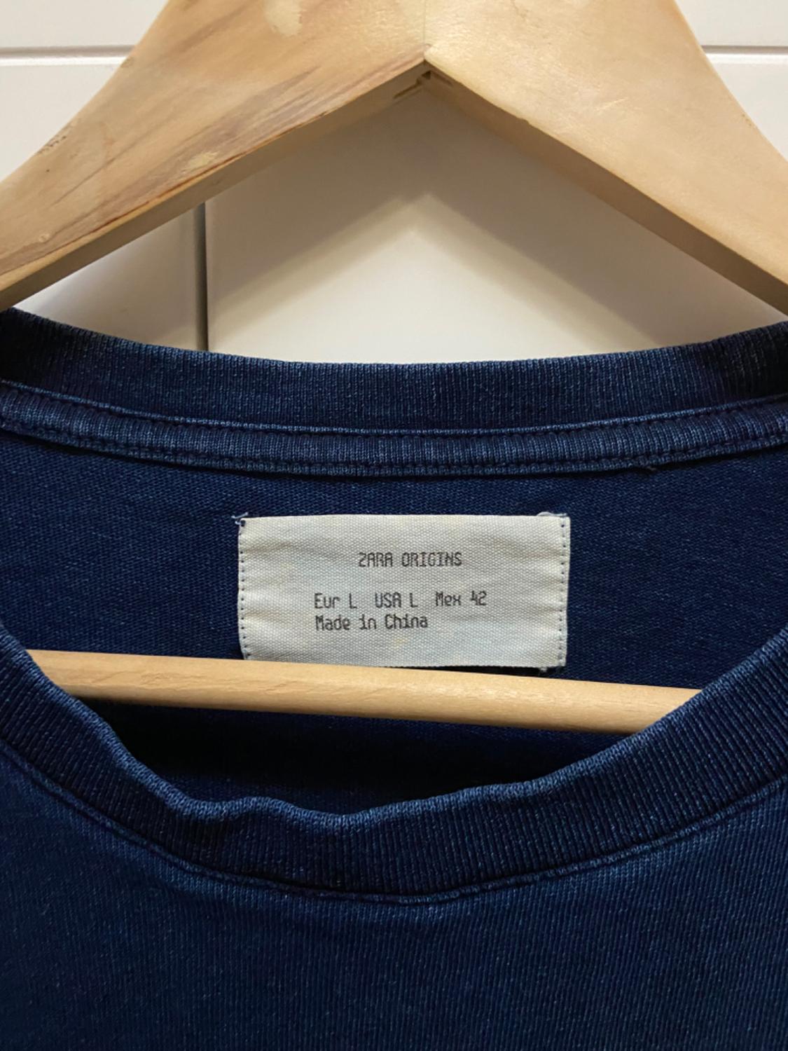 INDIGO COTTON T-SHIRT - Image 4