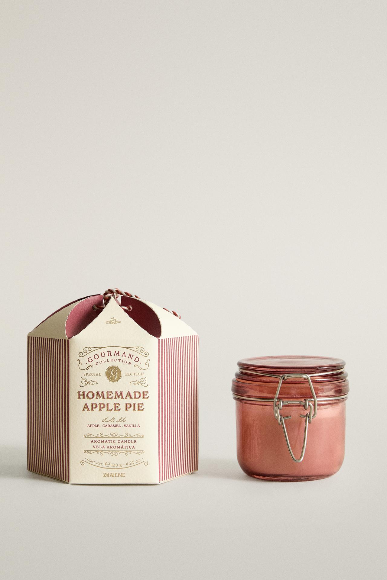 (120 G) HOMEMADE APPLE PIE SCENTED CANDLE