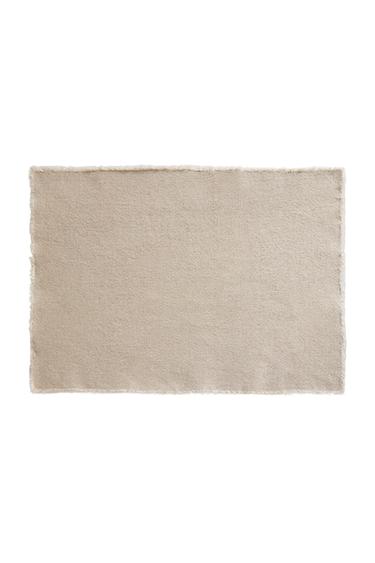 Zara RUSTIC LINEN PLACEMAT - 淺米色