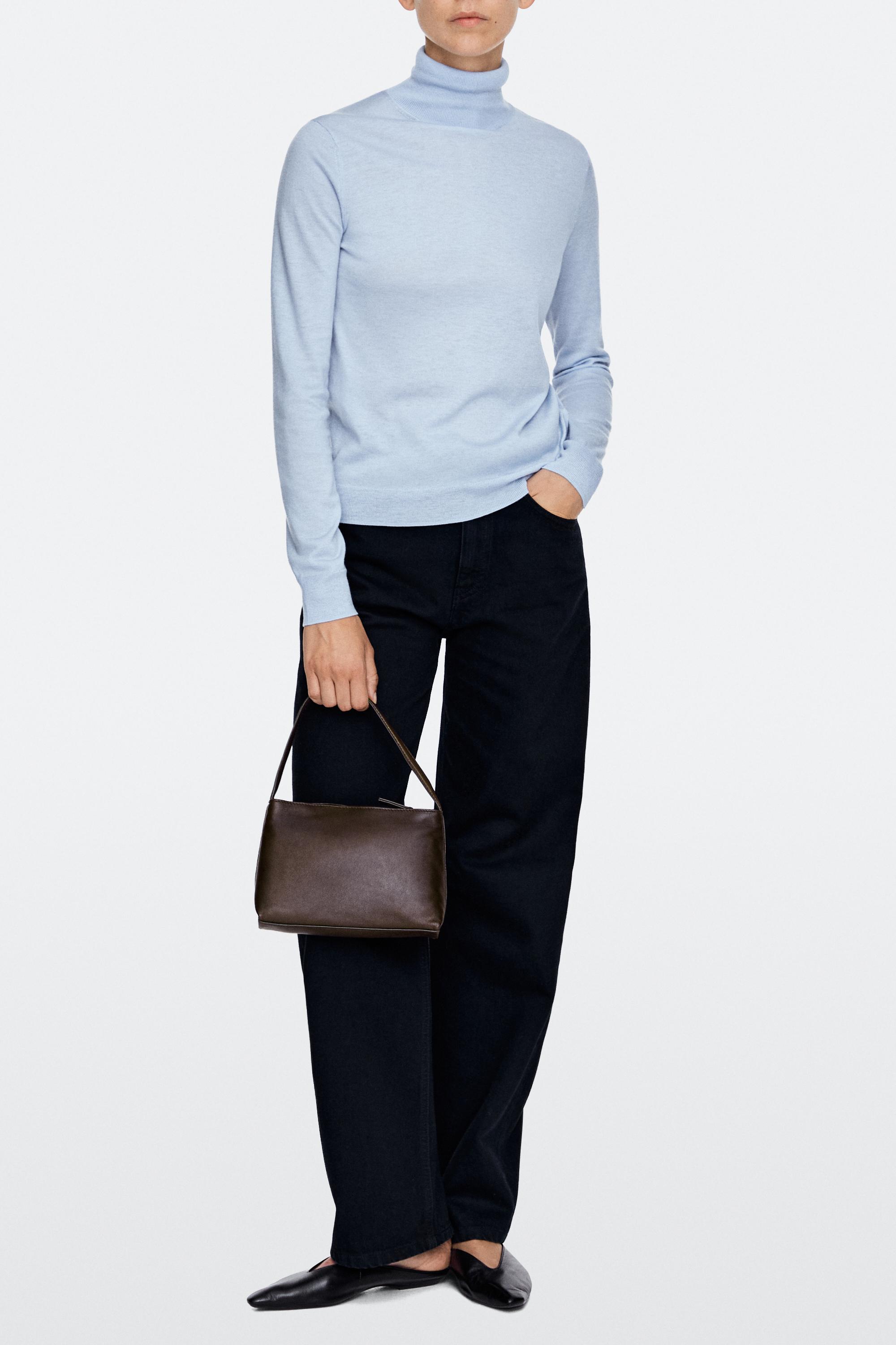 Small nappa leather shoulder bag - Brown | ZARA United States