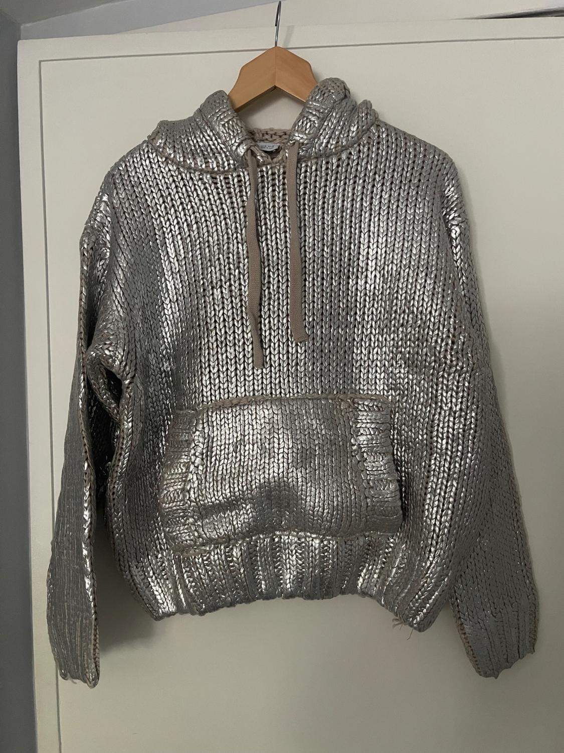 FOIL KNIT HOODIE