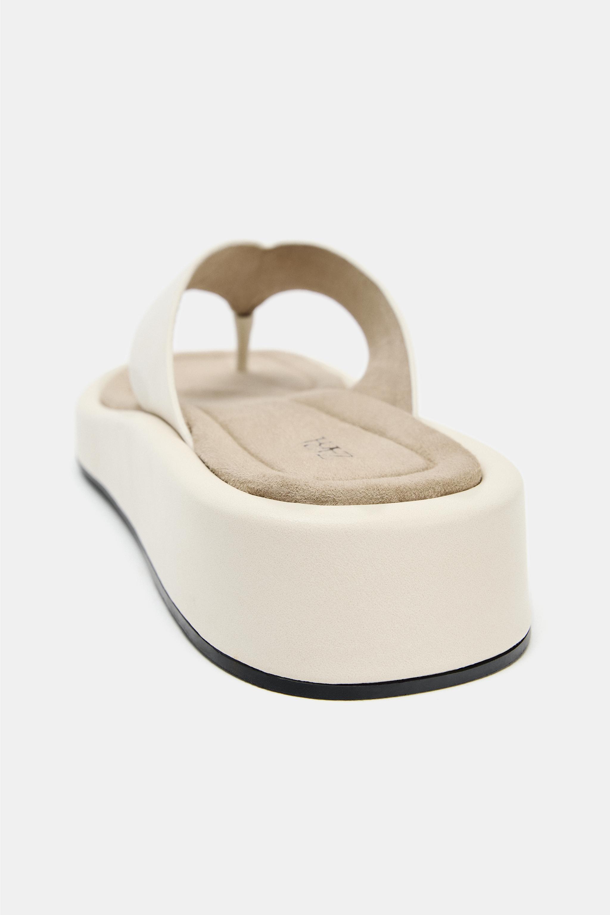 Женские сандалии Zara PLATFORM SANDALS — фото 7