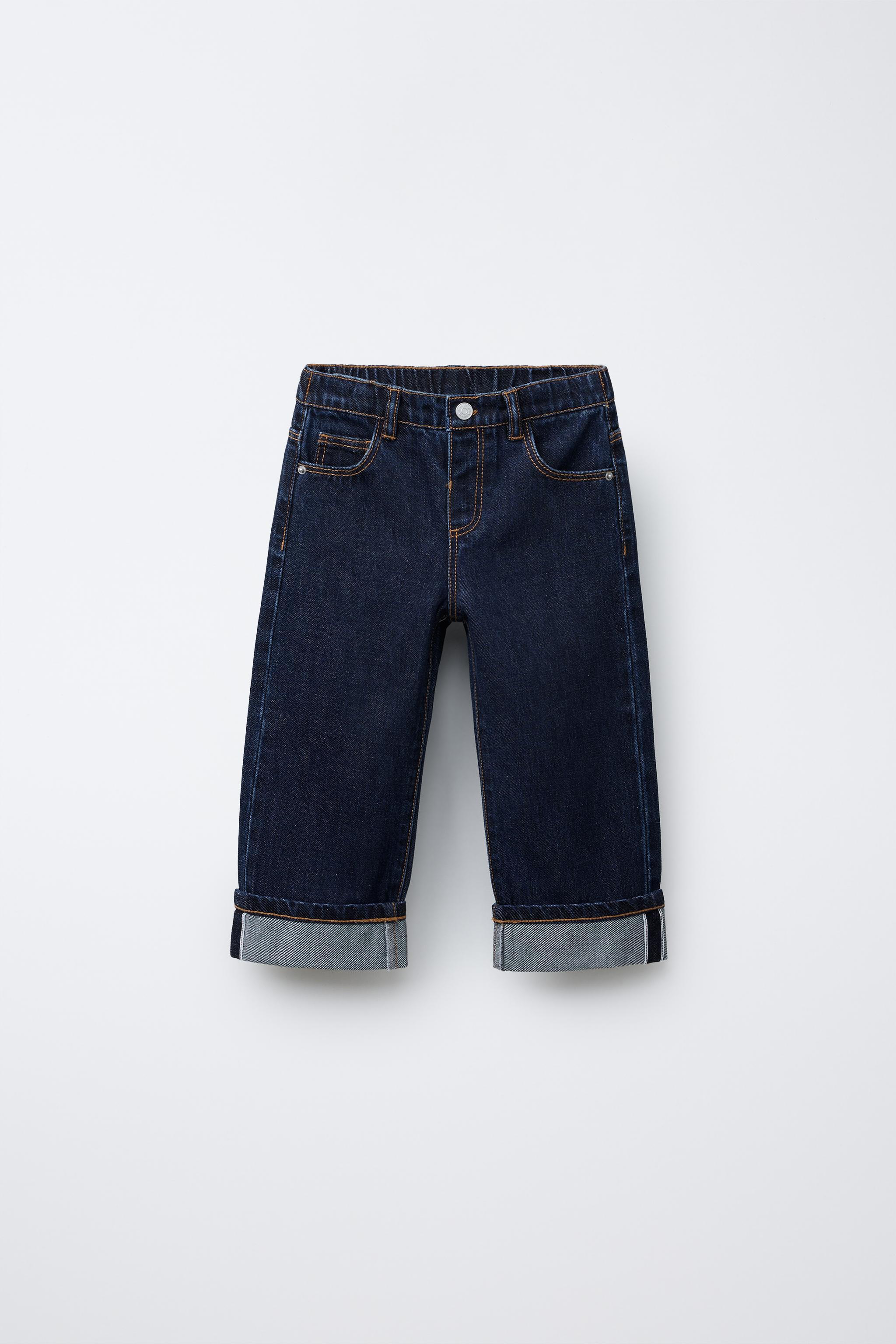 STRAIGHT SELVEDGE JEANS - Blue | ZARA United States STRAIGHT SELVEDGE JEANS - Blue | ZARA United States