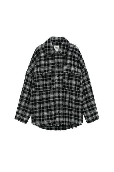 OVERSHIRT ΜΕ ΣΧΕΔΙΟ ΥΦΑΝΣΗΣ