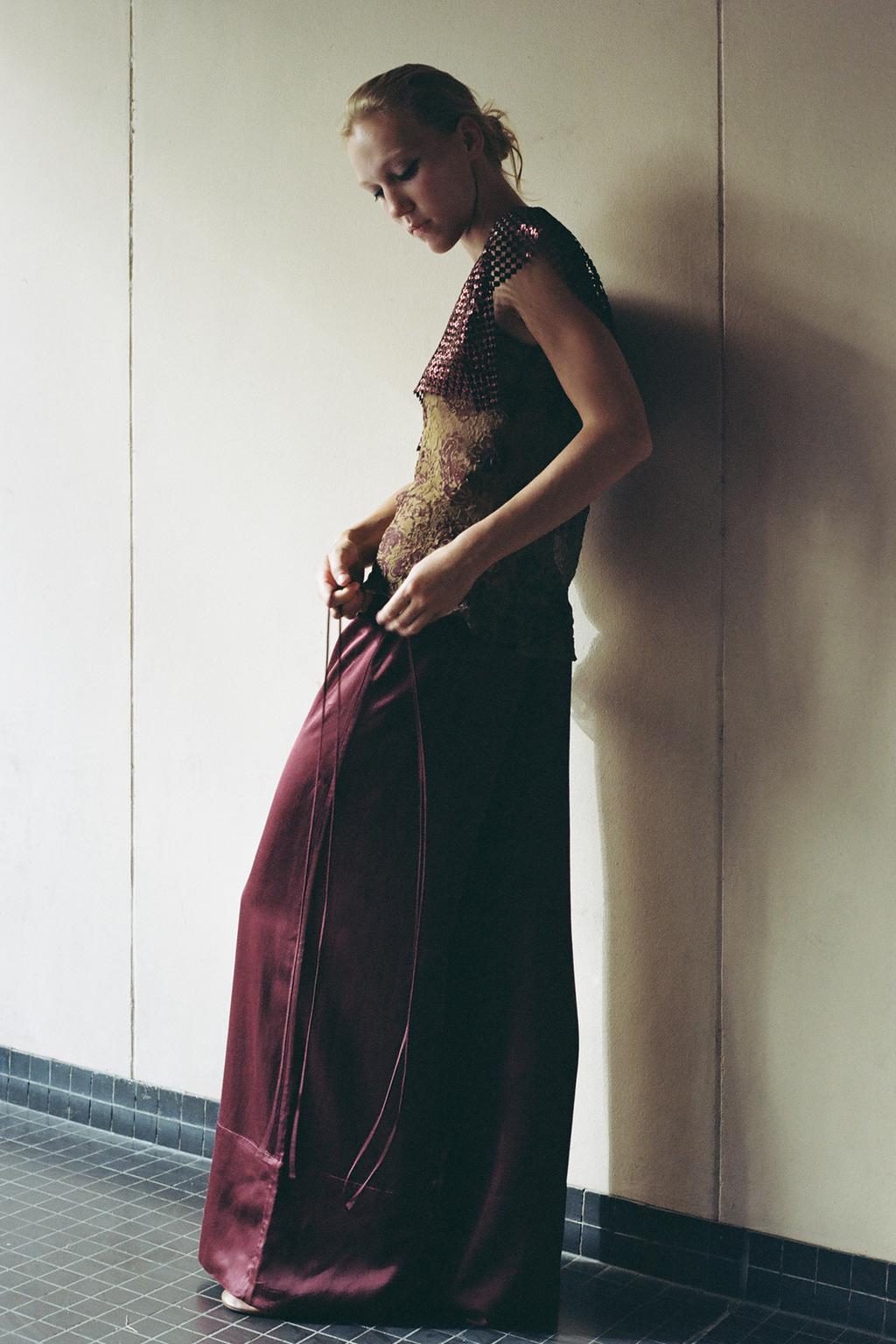 DOUBLE-WAIST VOLUME TROUSERS