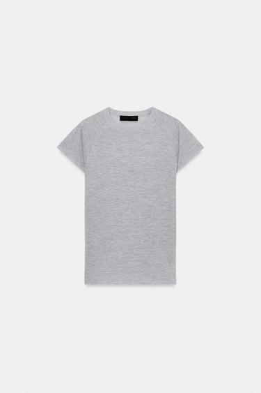 TOP THURJE SHUMË E IMËT - Gri me cirka nga Zara