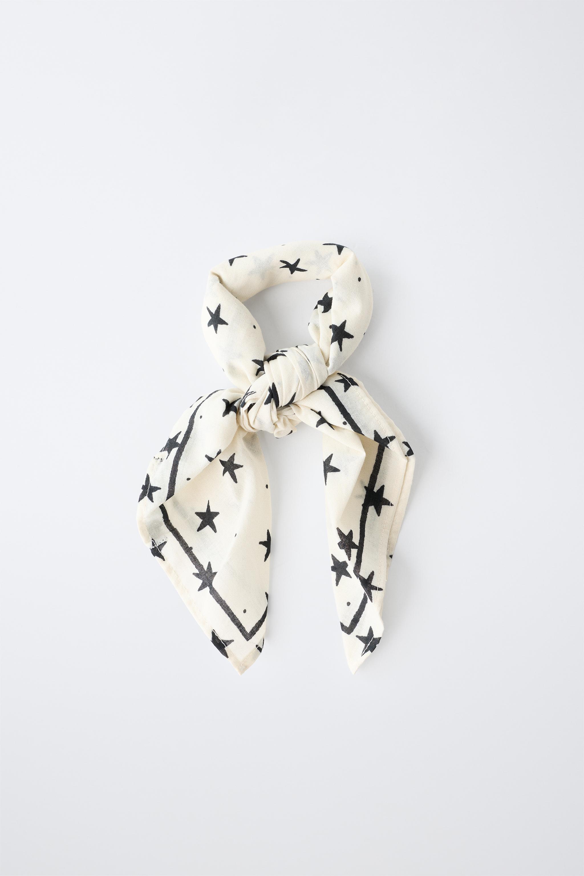 Детские аксессуары Zara STAR PRINT BANDANA — фото 4