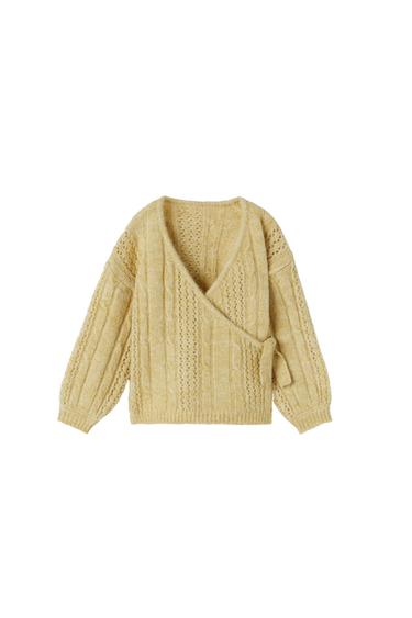 CABLE-KNIT JACKET