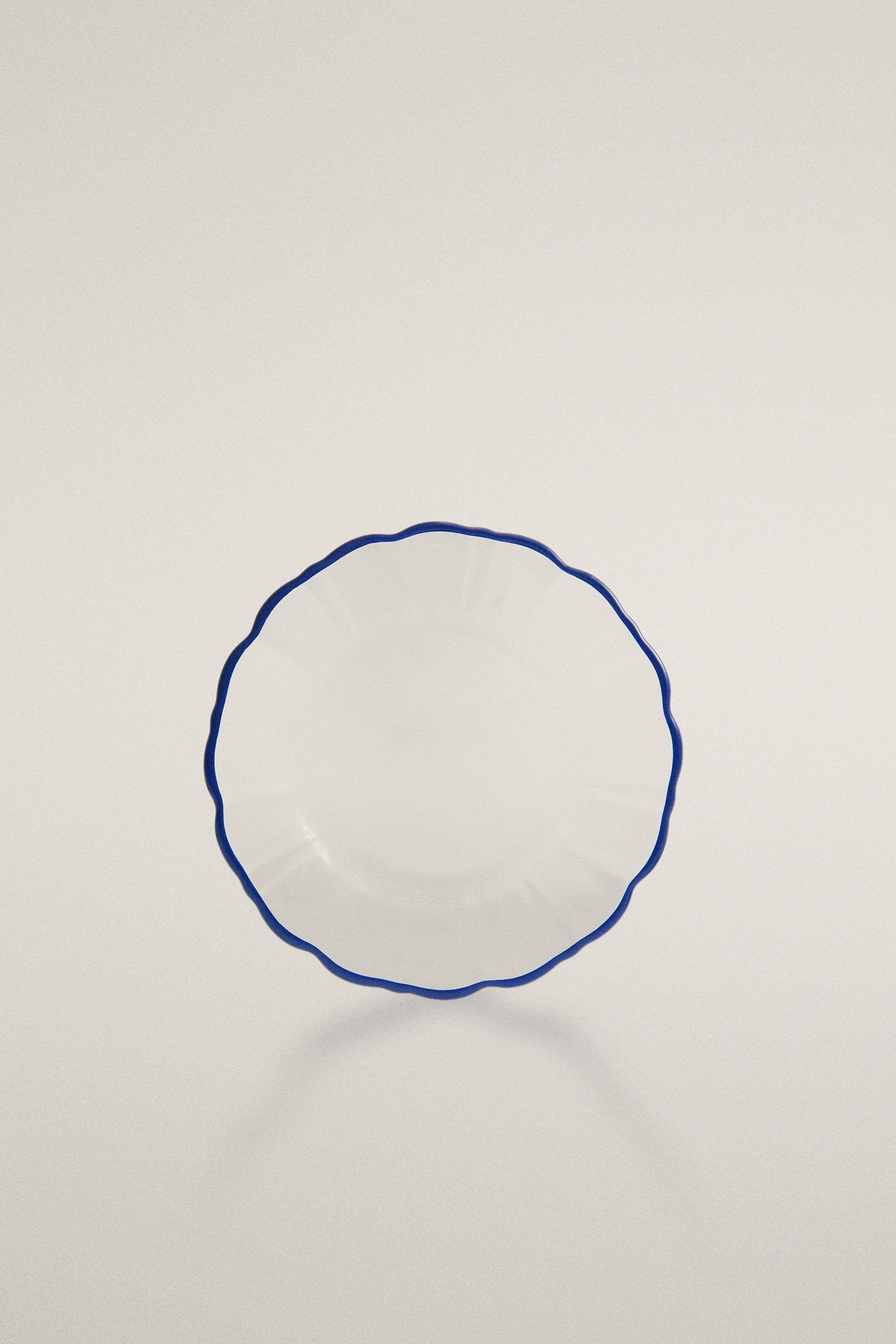 ASSIETTE À PAIN EN VERRE FILET